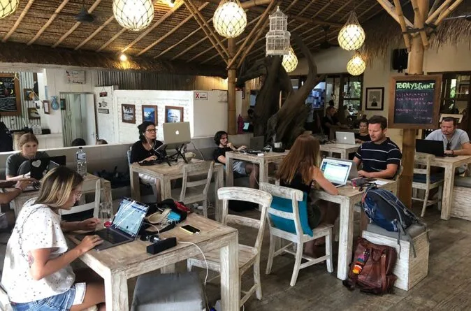 Digital nomads in Bali